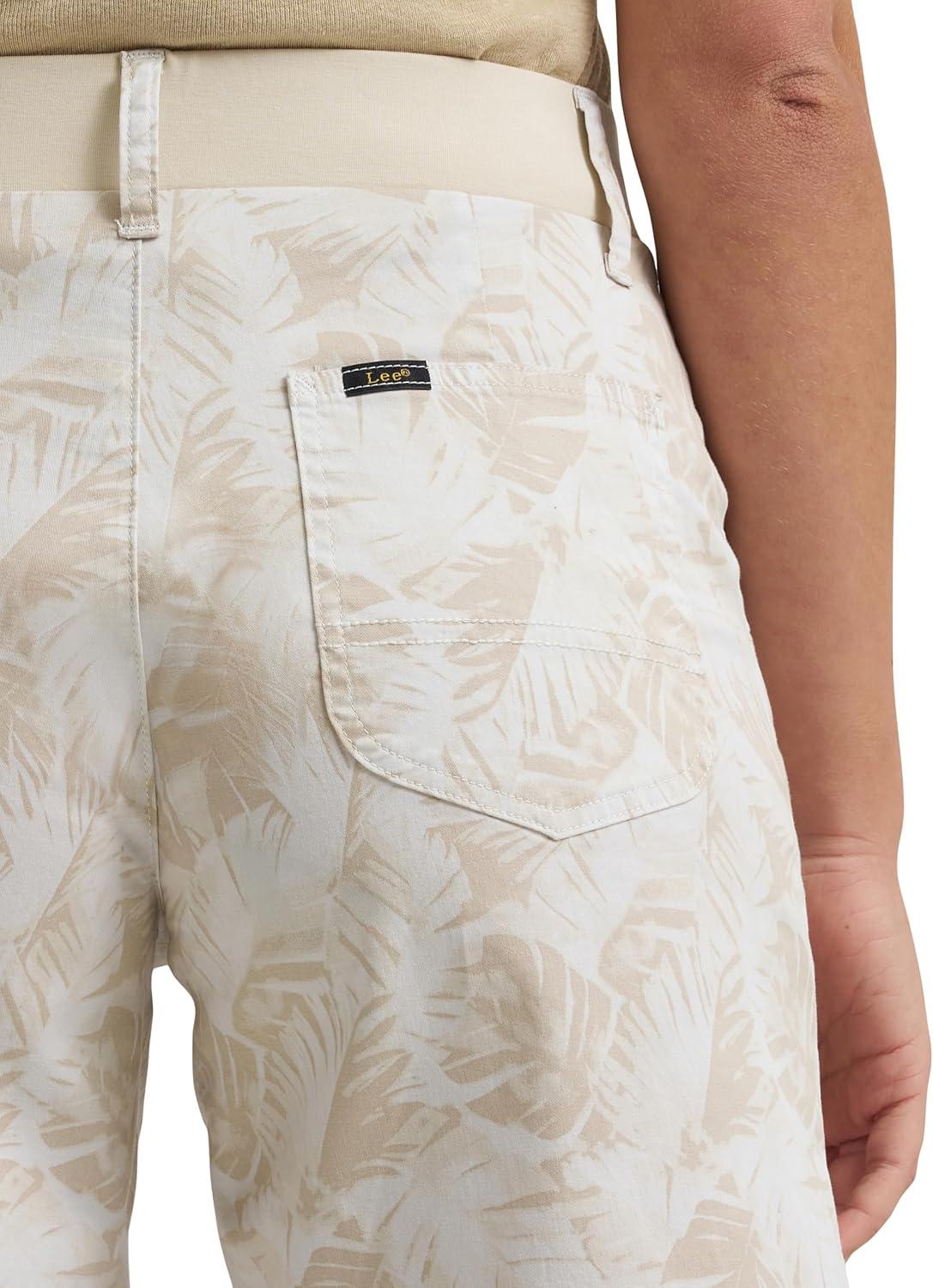 imageLee Womens Ultra Lux Comfort with Flextogo Utility Bermuda ShortNaturalSoybean Palm