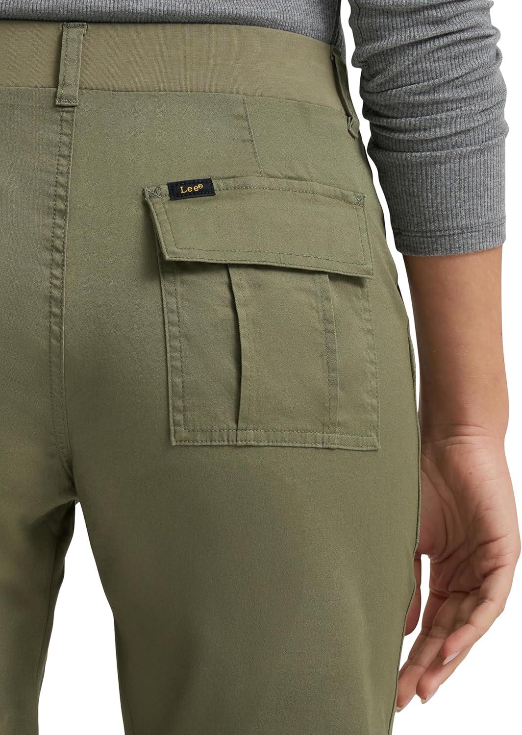 imageLee Womens Ultra Lux Comfort with Flextogo Utility Capri PantMercantile Green