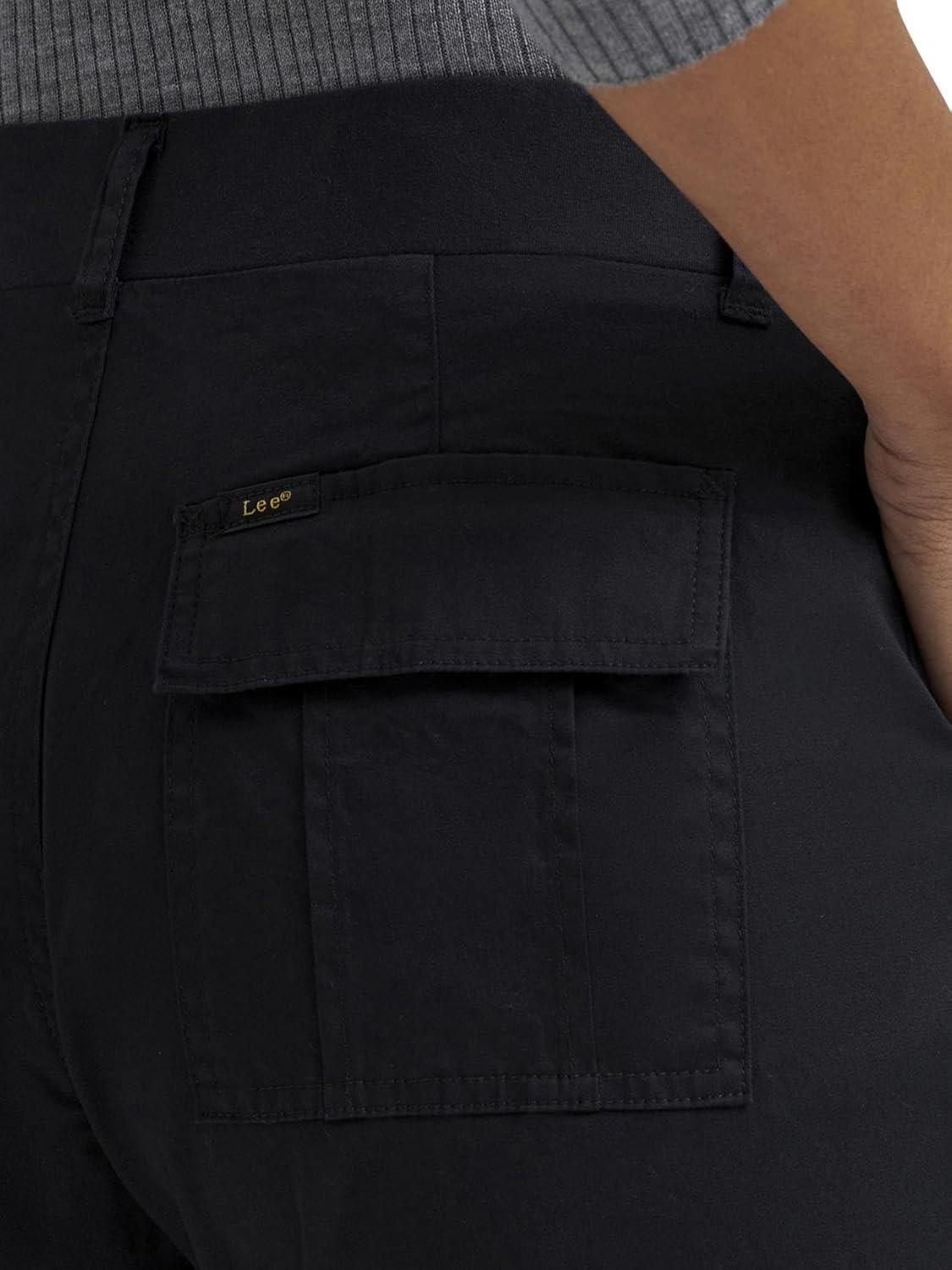 imageLee Womens Ultra Lux Comfort with Flextogo Utility Capri PantUnionall Black