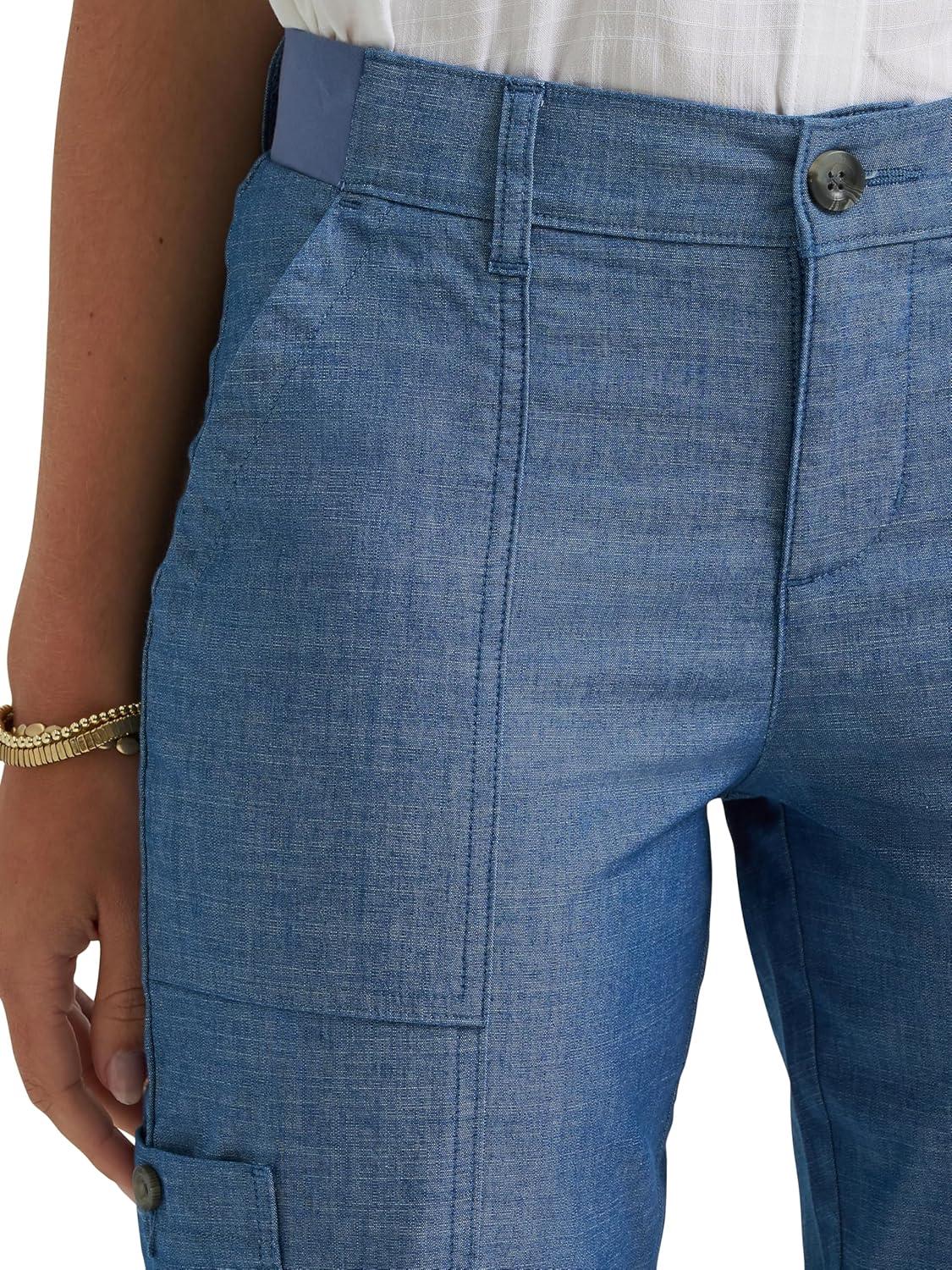 imageLee Womens Ultra Lux Comfort with Flextogo Utility PantChambray