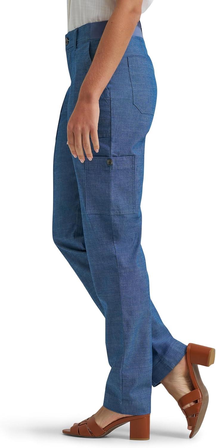 imageLee Womens Ultra Lux Comfort with Flextogo Utility PantChambray