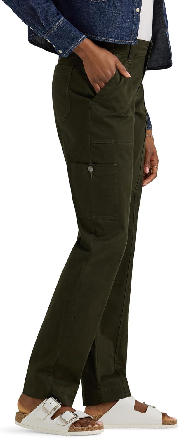 imageLee Womens Ultra Lux Comfort with Flextogo Utility PantDark Olive Night