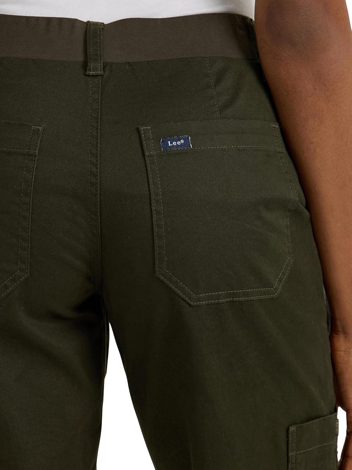 imageLee Womens Ultra Lux Comfort with Flextogo Utility PantDark Olive Night