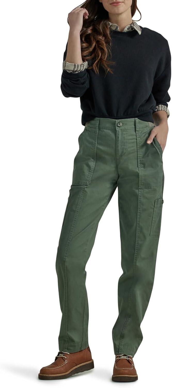 imageLee Womens Ultra Lux Comfort with Flextogo Utility PantOlive Grove