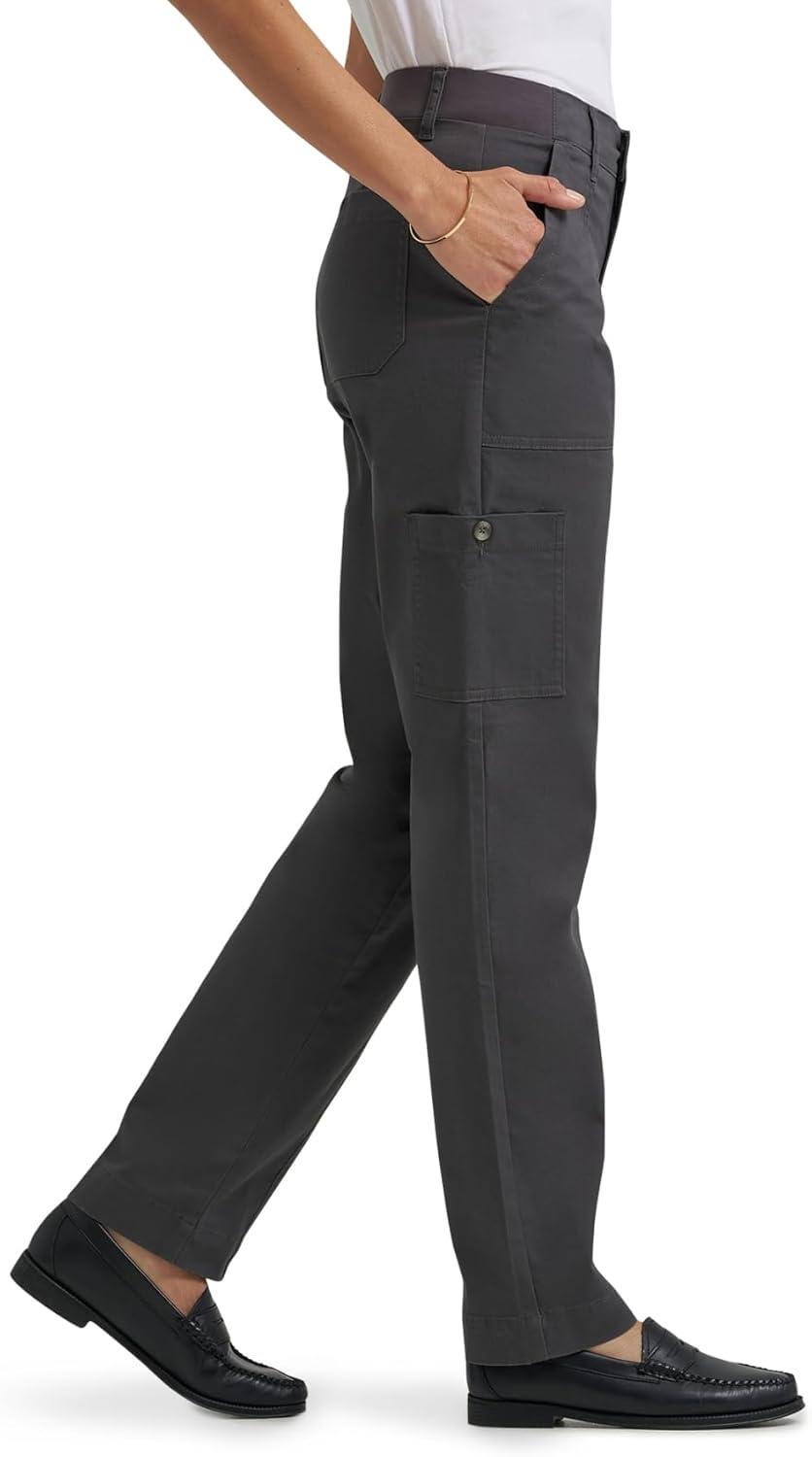 imageLee Womens Ultra Lux Comfort with Flextogo Utility PantStatic Gray