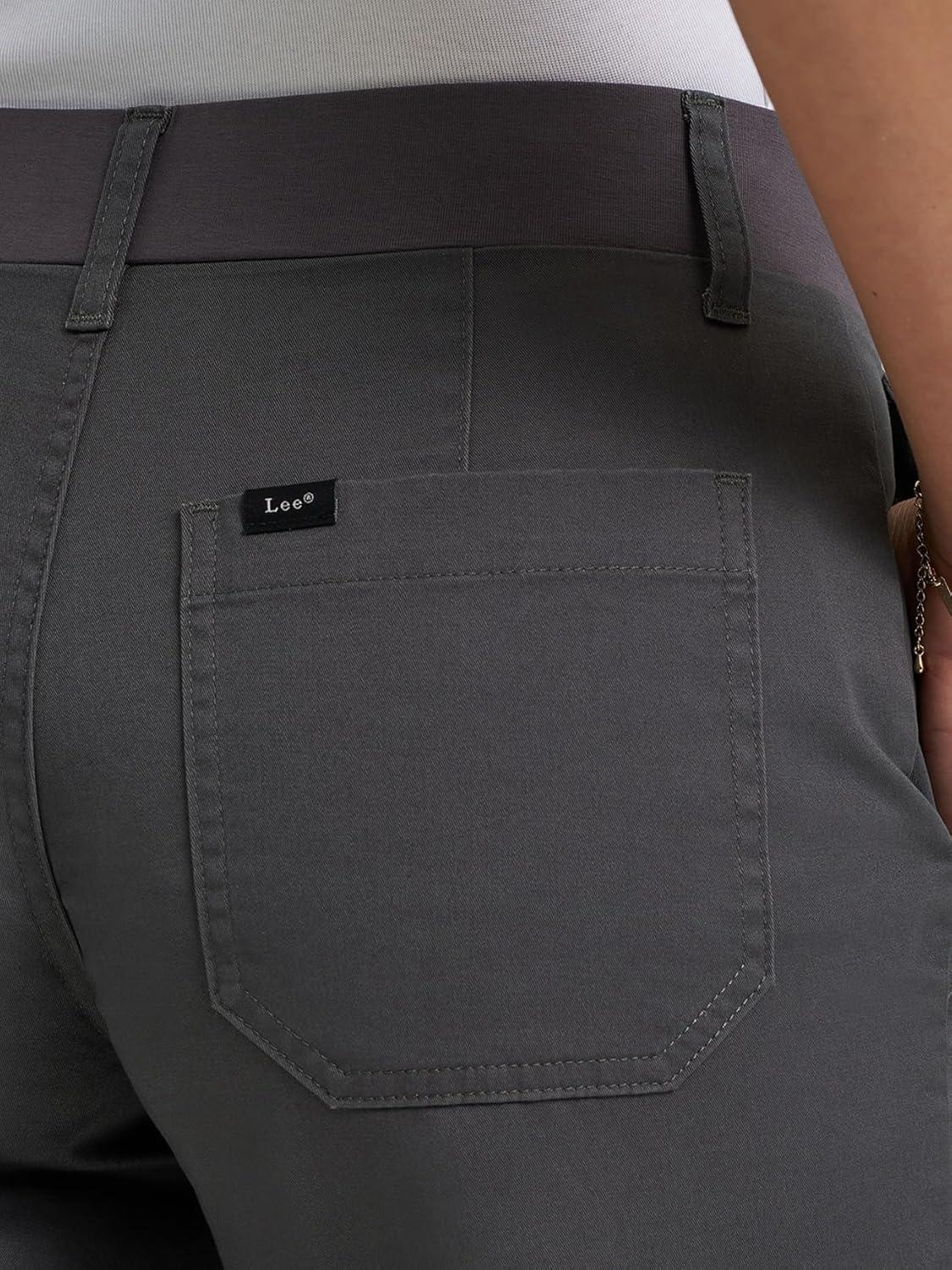 imageLee Womens Ultra Lux Comfort with Flextogo Utility PantStatic Gray