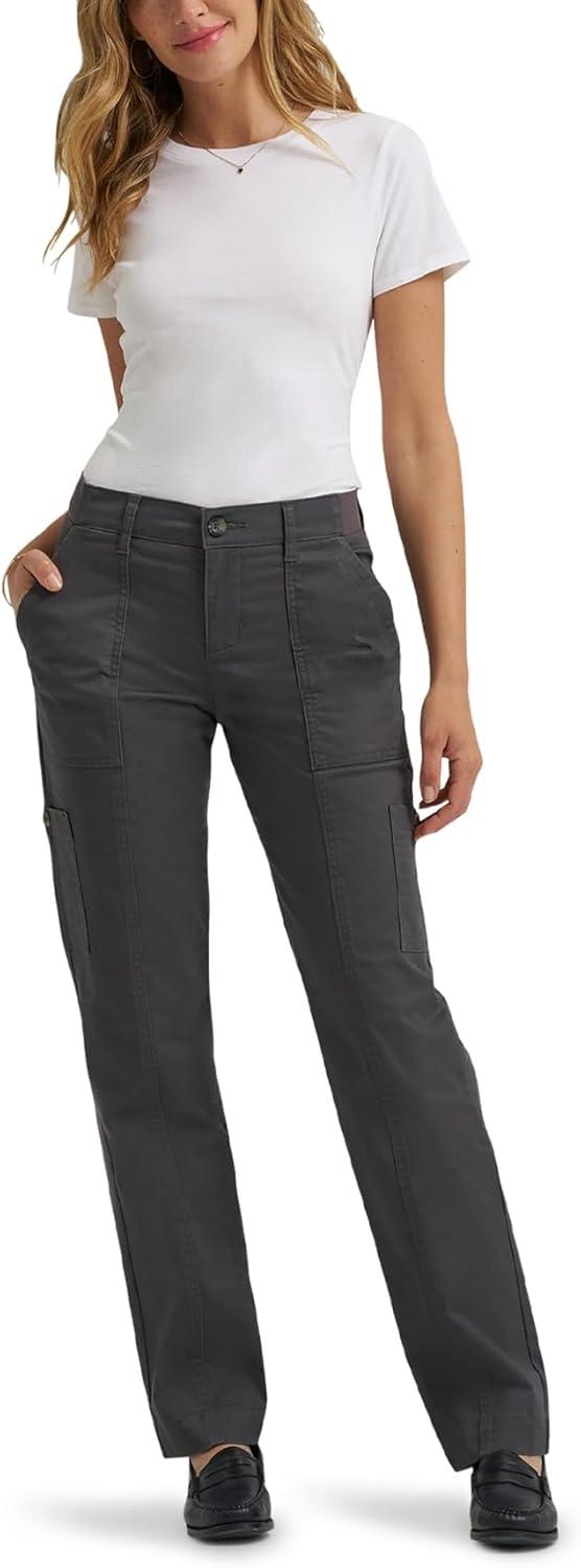 imageLee Womens Ultra Lux Comfort with Flextogo Utility PantStatic Gray