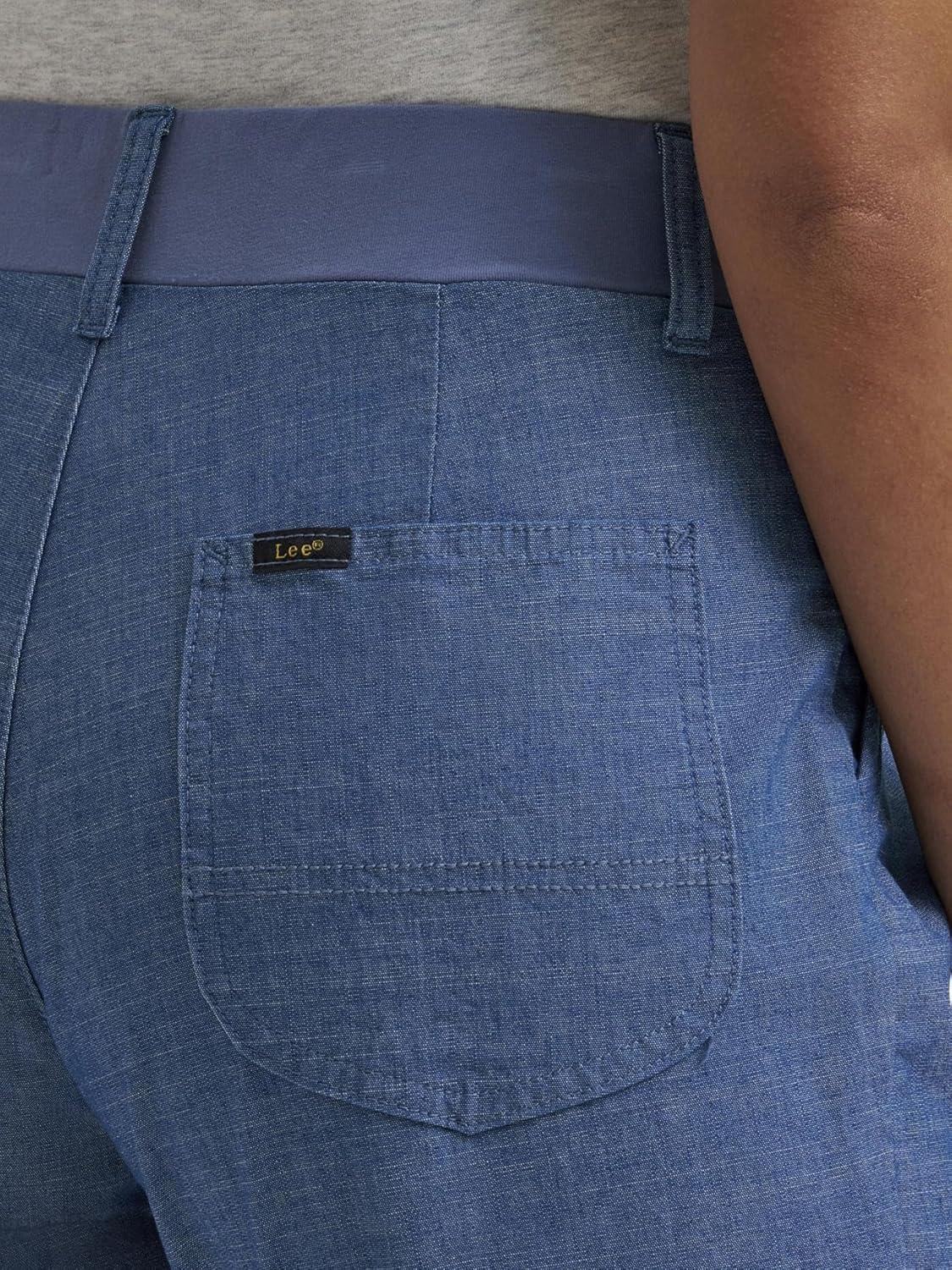 imageLee Womens Ultra Lux Comfort with Flextogo Utility Skimmer Capri PantChambray