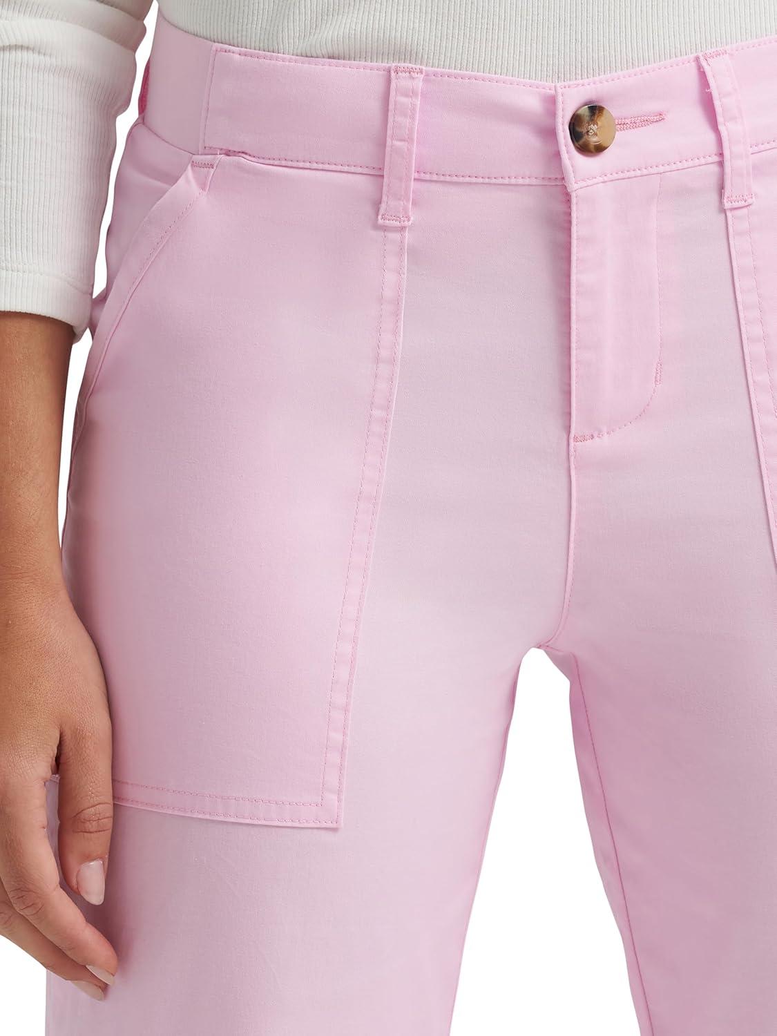 imageLee Womens Ultra Lux Comfort with Flextogo Utility Skimmer Capri PantKaty Pink