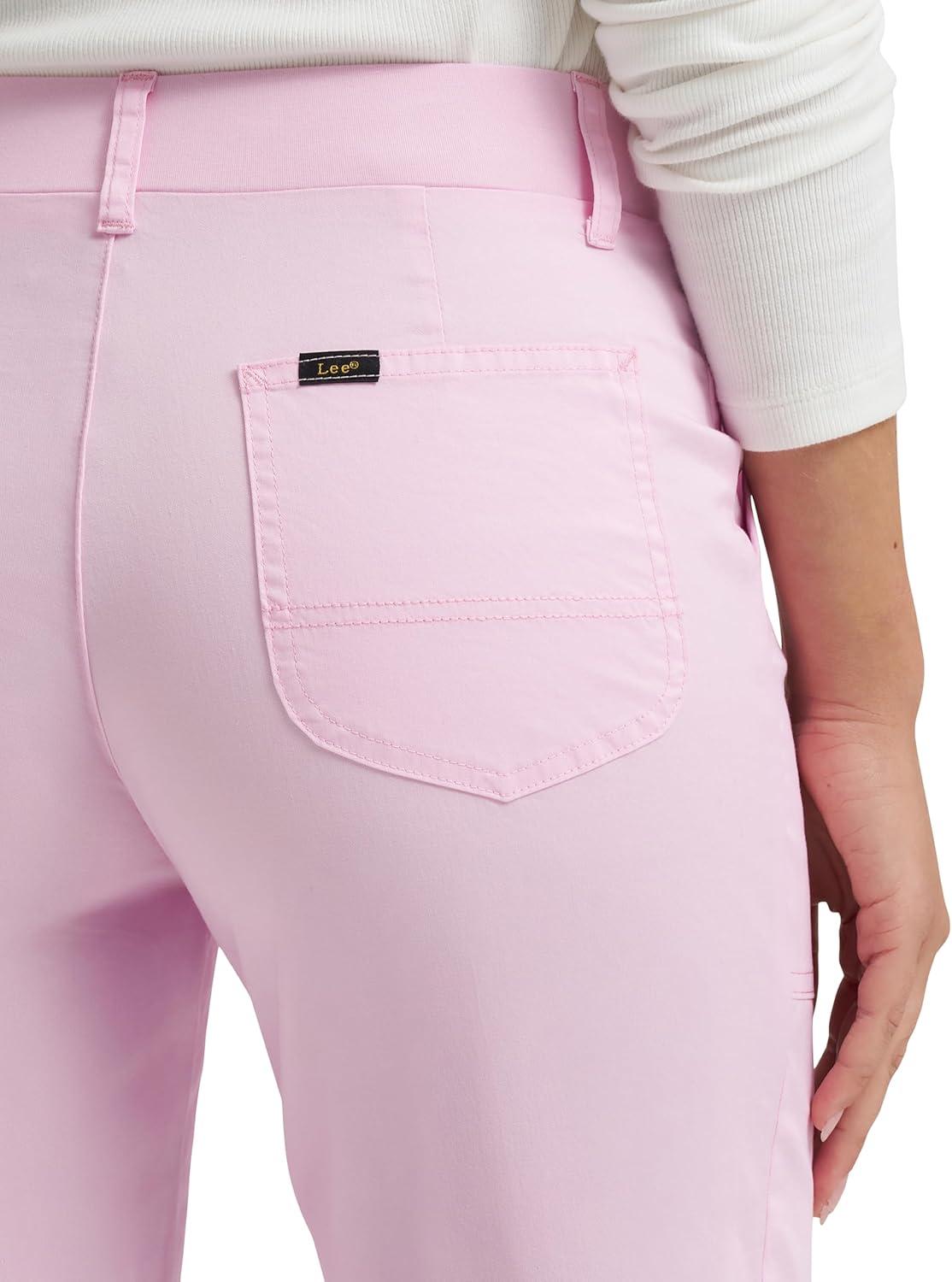 imageLee Womens Ultra Lux Comfort with Flextogo Utility Skimmer Capri PantKaty Pink