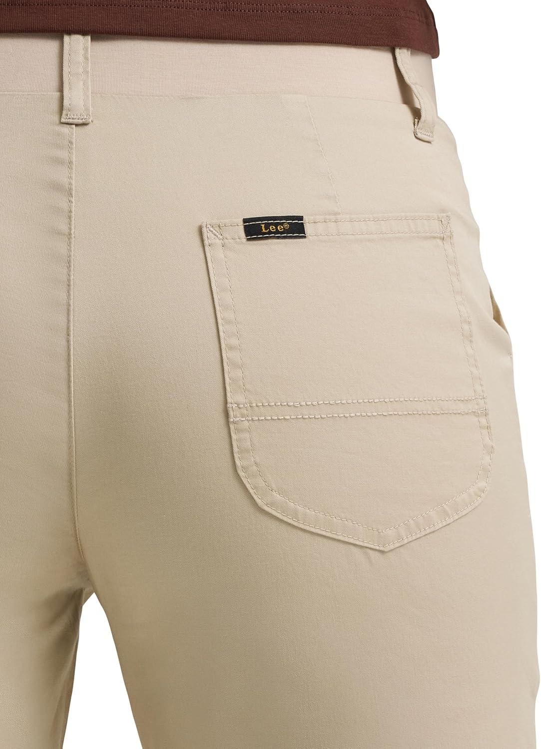 imageLee Womens Ultra Lux Comfort with Flextogo Utility Skimmer Capri PantPioneer Beige