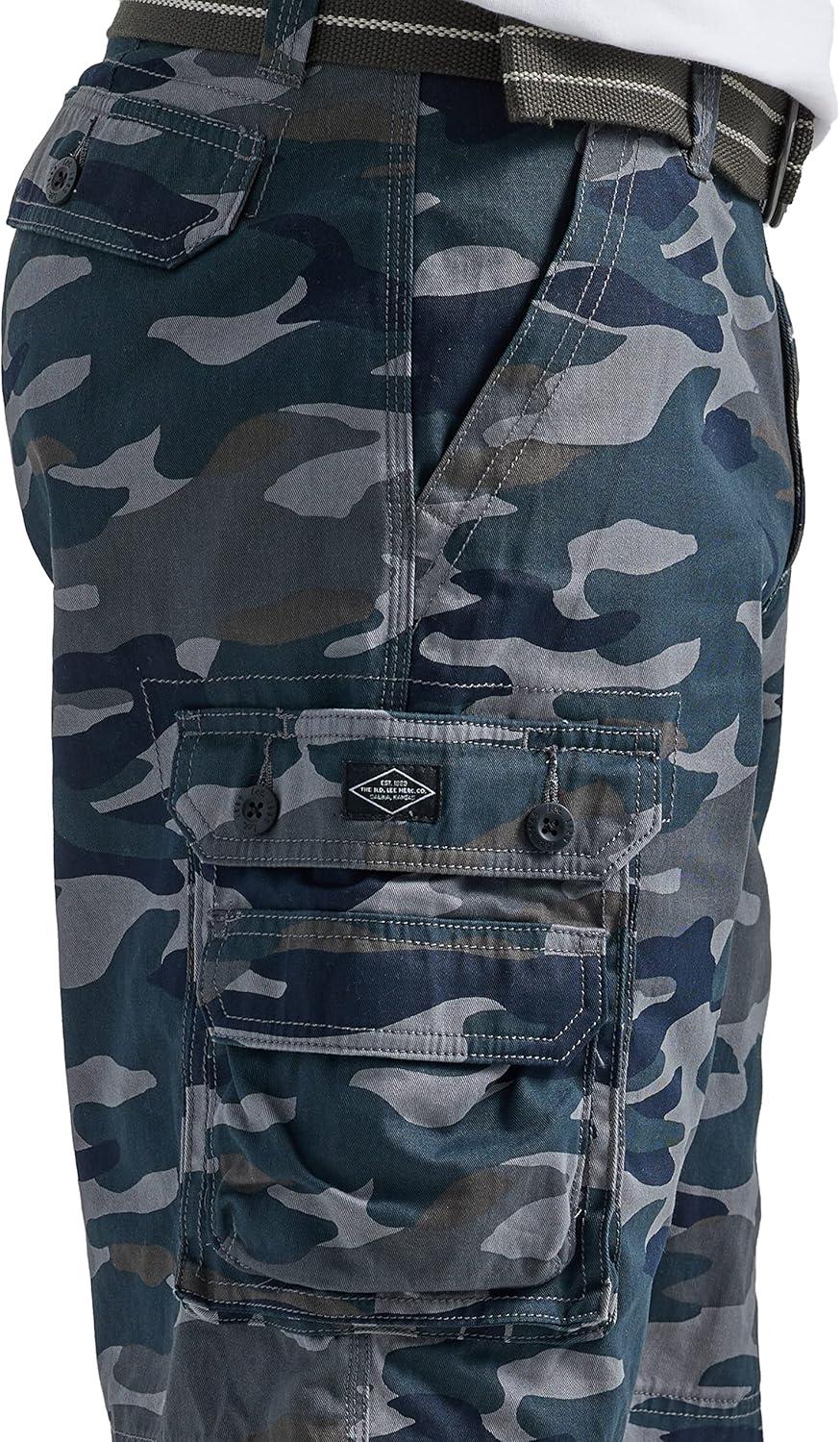 imageMens Dungarees New Belted Wyoming Cargo ShortBlack Camo