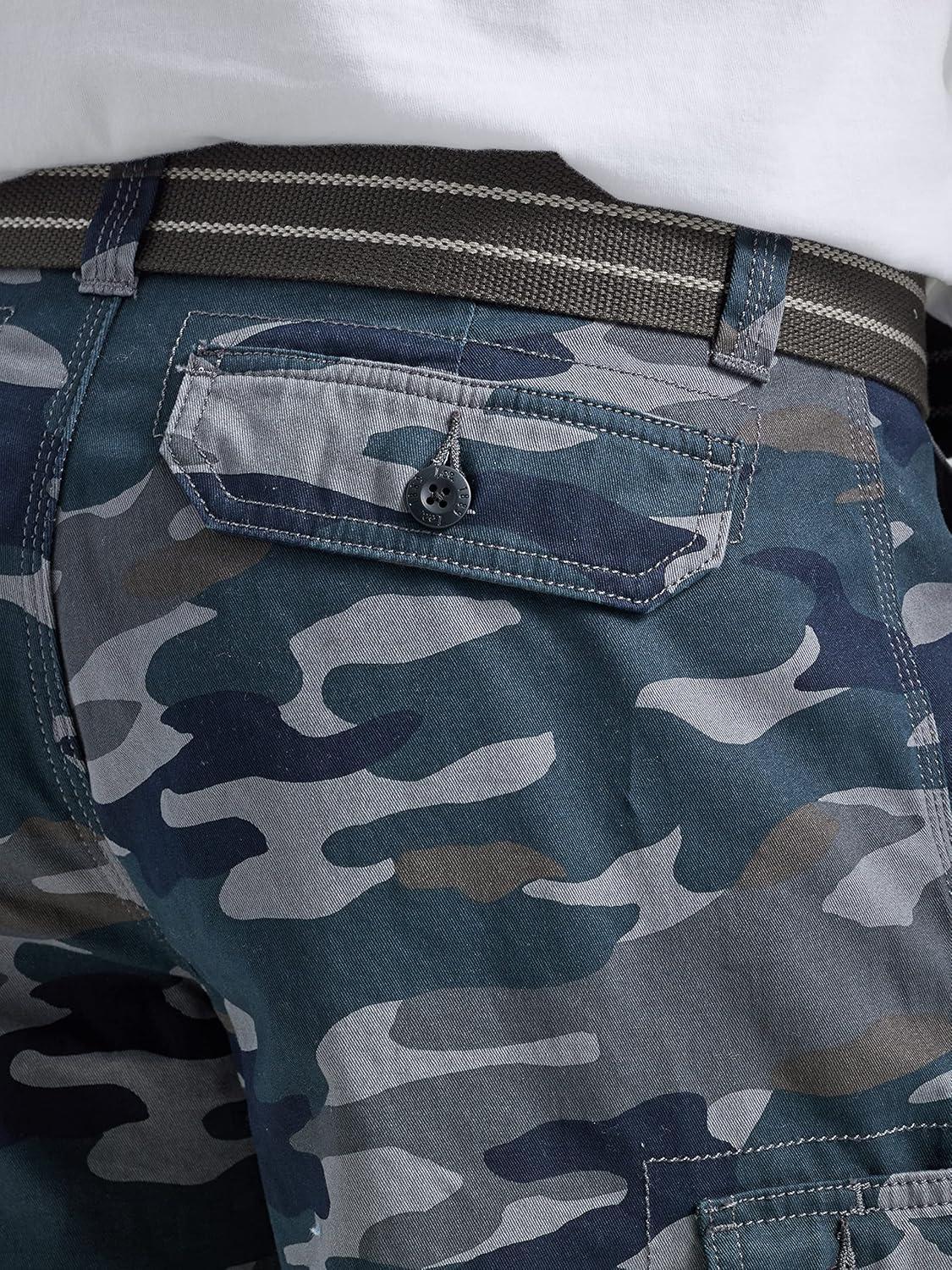imageMens Dungarees New Belted Wyoming Cargo ShortBlack Camo