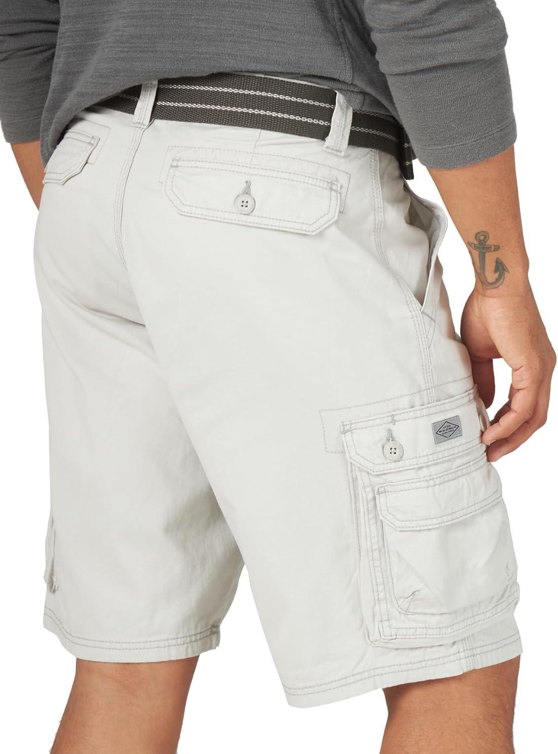 imageMens Dungarees New Belted Wyoming Cargo ShortCadet Gray