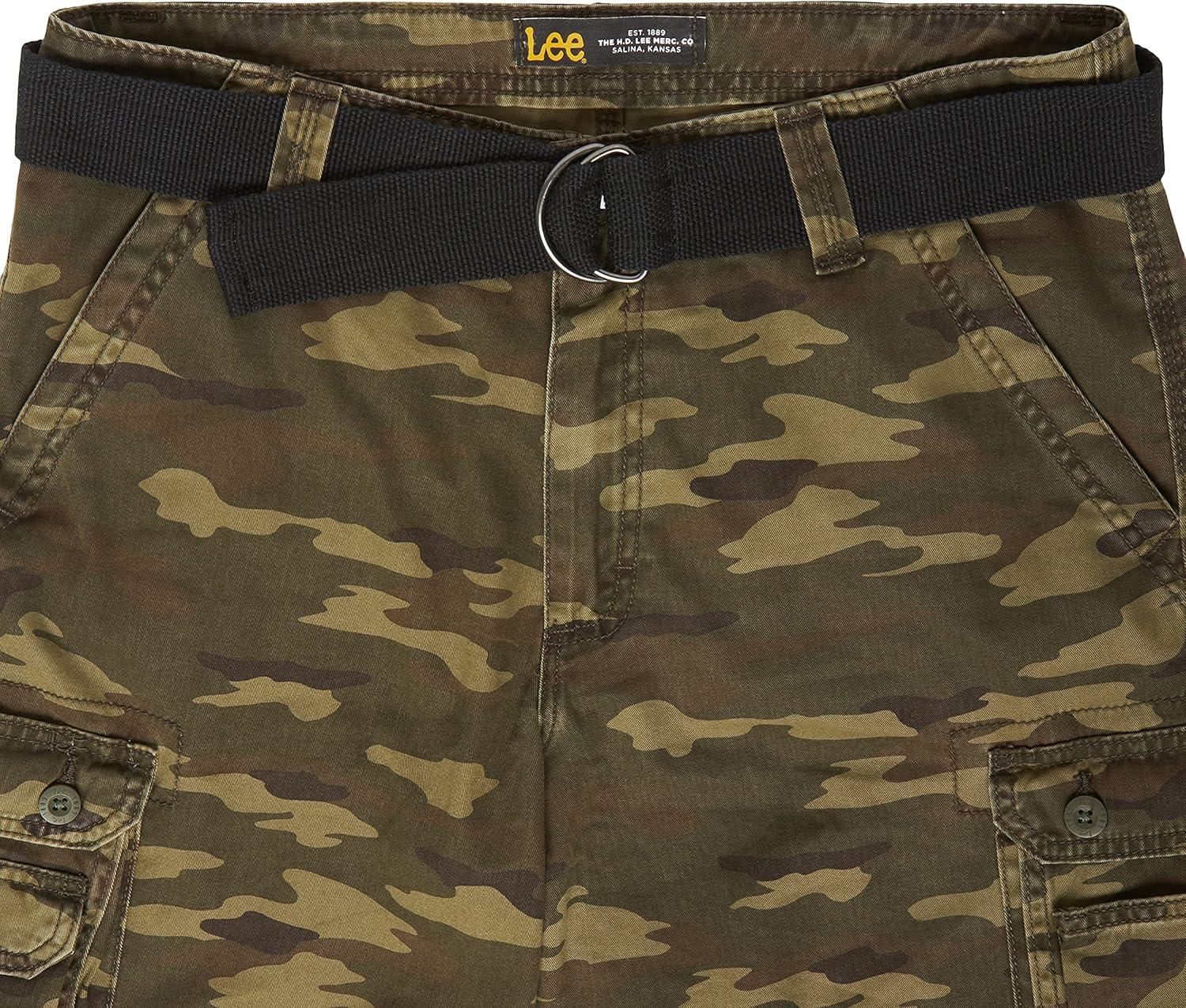imageMens Dungarees New Belted Wyoming Cargo ShortCombat Camo