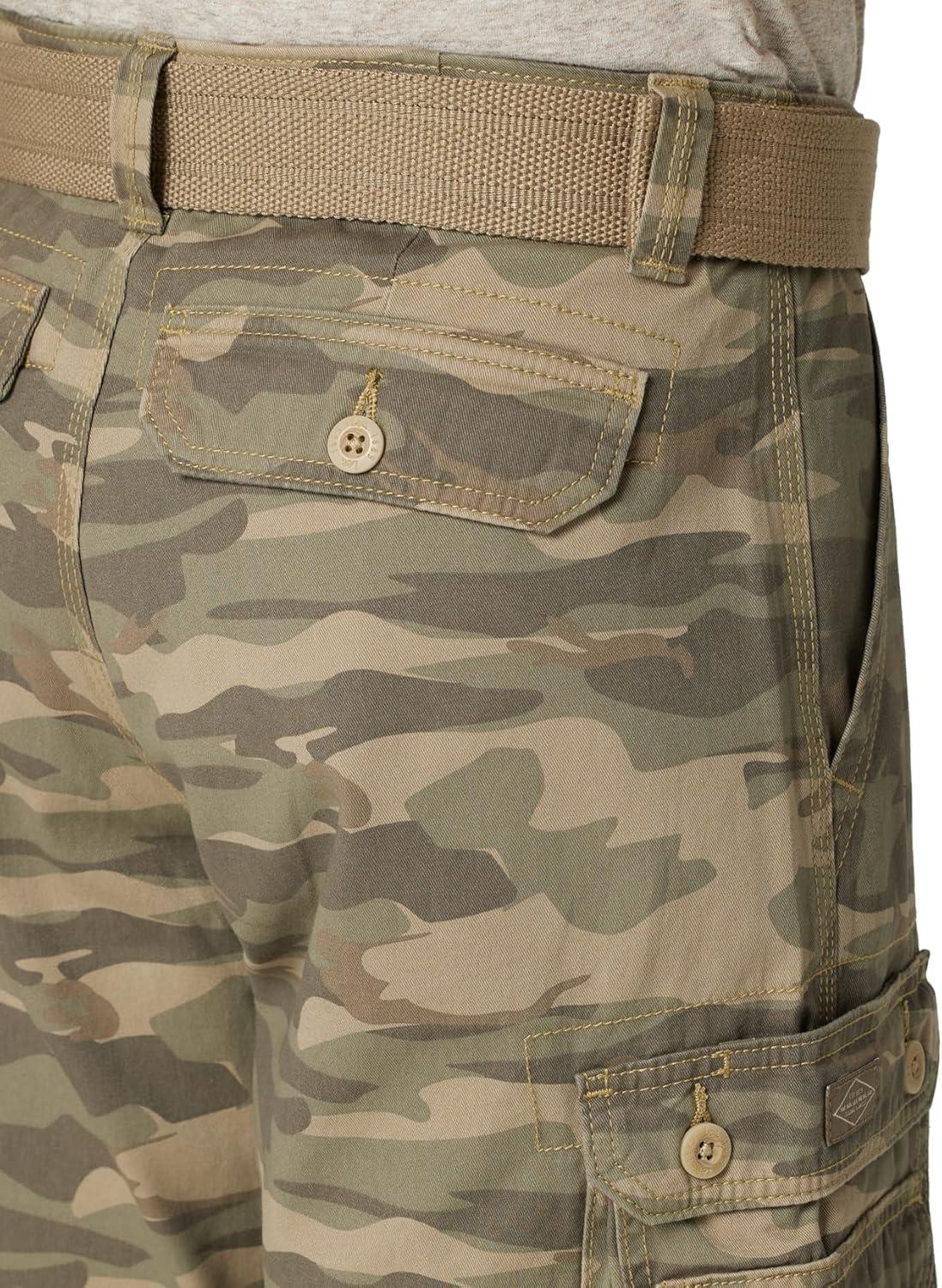 imageMens Dungarees New Belted Wyoming Cargo ShortFatigue Camo