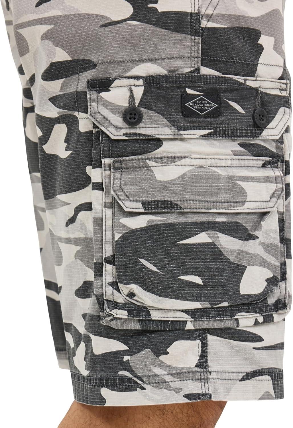 imageMens Dungarees New Belted Wyoming Cargo ShortGraphite Camo Ripstop