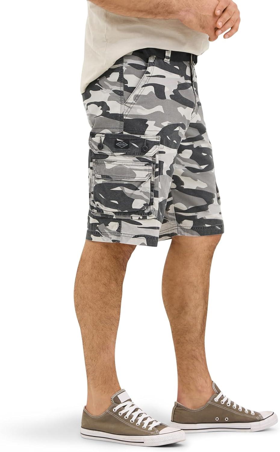 imageMens Dungarees New Belted Wyoming Cargo ShortGraphite Camo Ripstop
