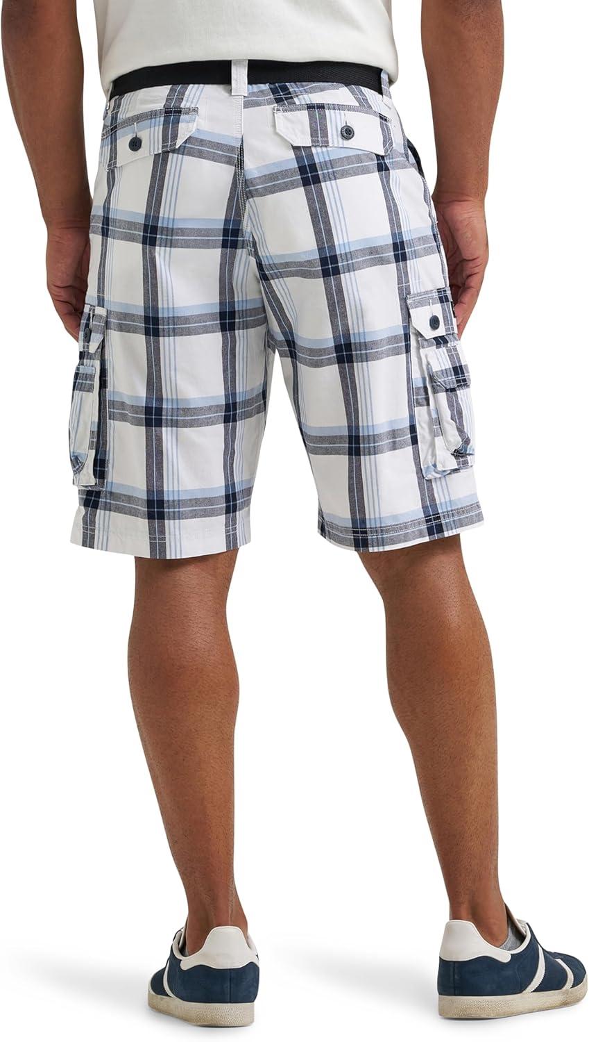 imageMens Dungarees New Belted Wyoming Cargo ShortHalogen Plaid