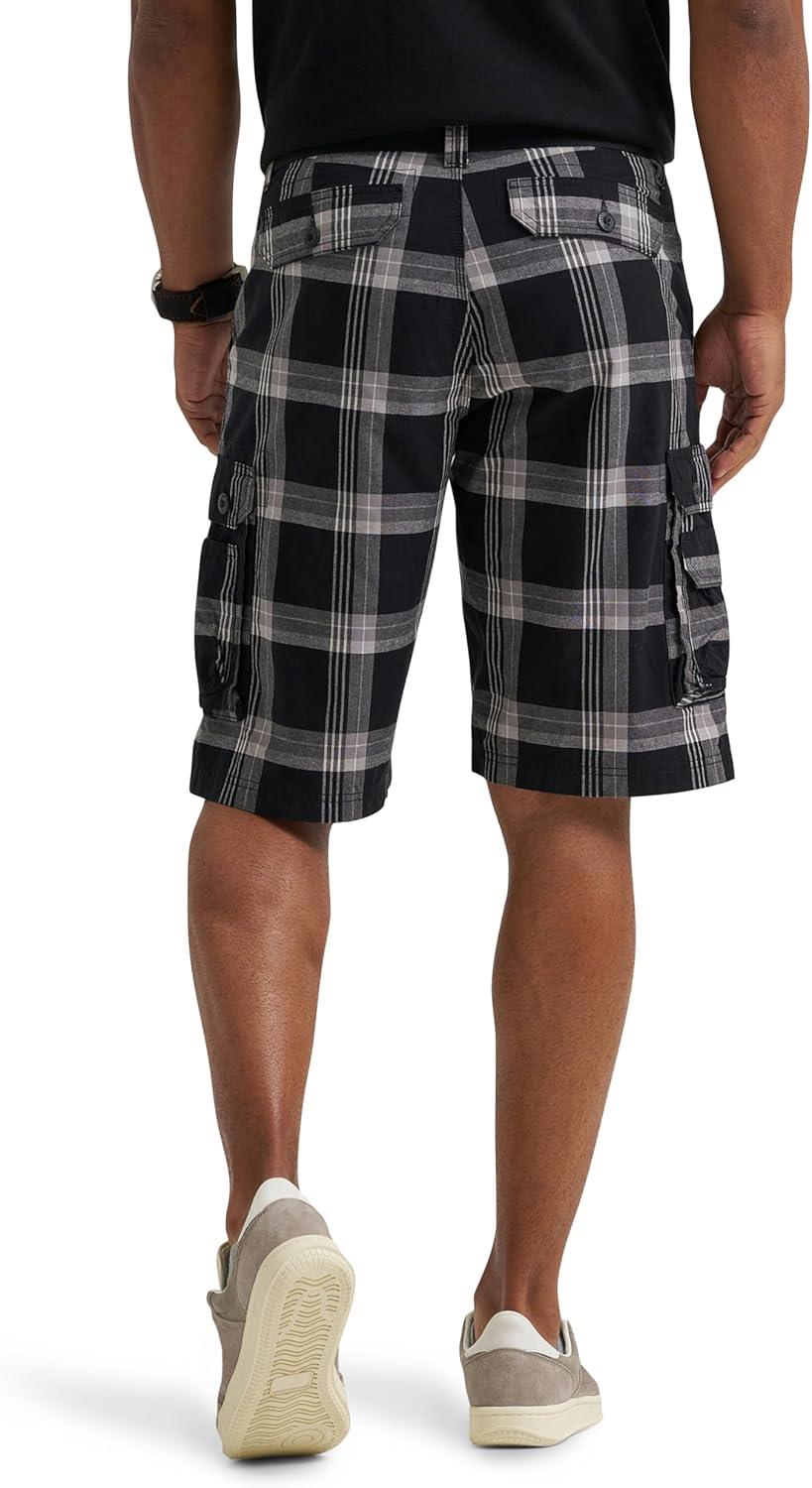 imageMens Dungarees New Belted Wyoming Cargo ShortHd Lee Gray Plaid