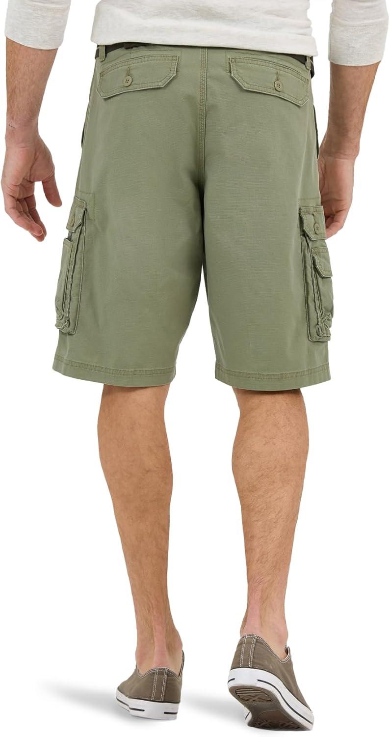 imageMens Dungarees New Belted Wyoming Cargo ShortMercantile Green Ripstop