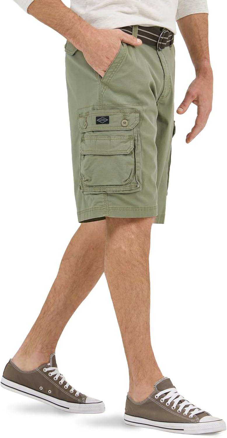imageMens Dungarees New Belted Wyoming Cargo ShortMercantile Green Ripstop