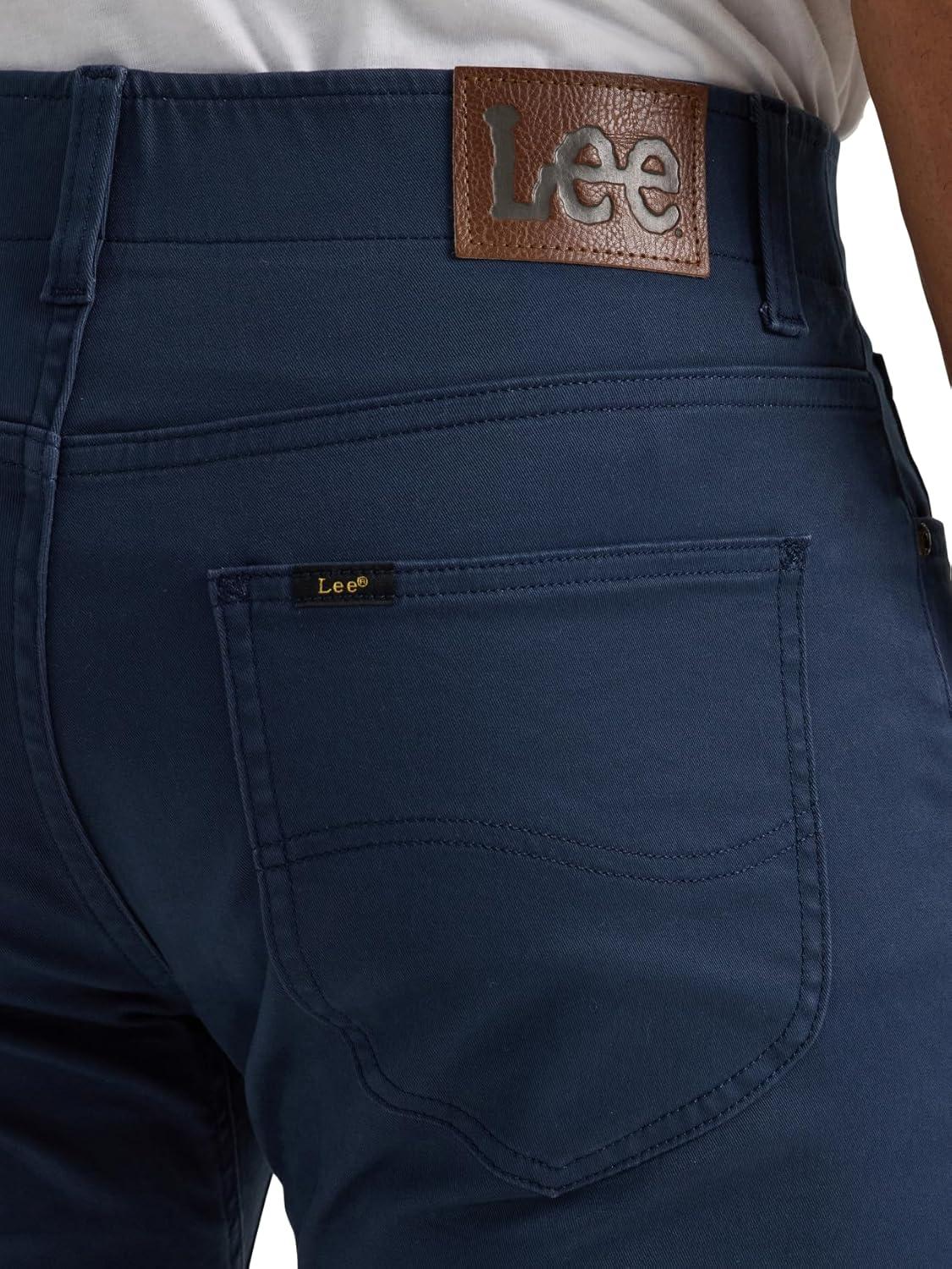 imageMens Extreme Motion Slim Straight Leg Jean 2015437Mood Indigo Twill