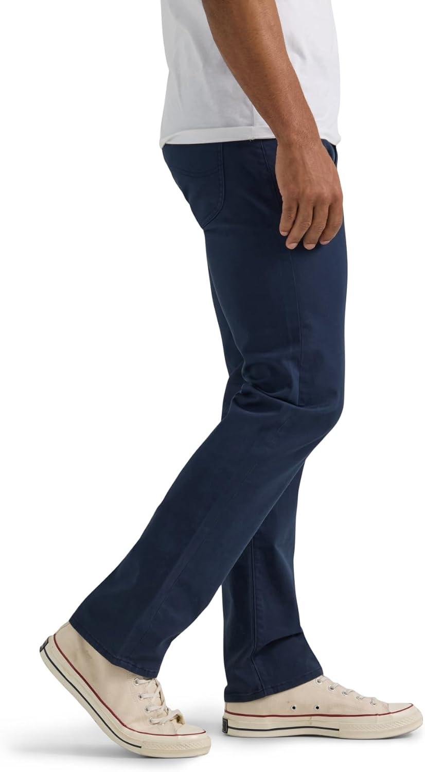 imageMens Extreme Motion Slim Straight Leg Jean 2015437Mood Indigo Twill