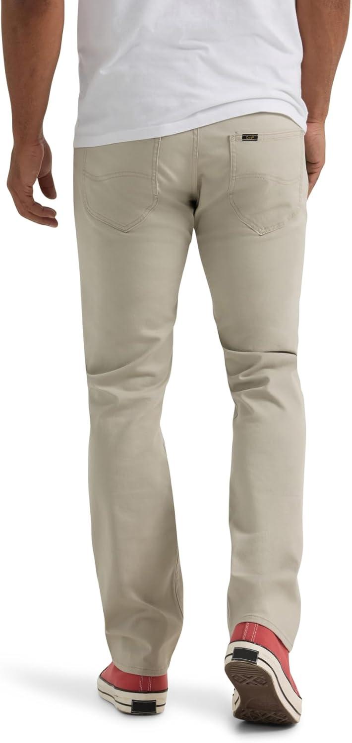 imageMens Extreme Motion Slim Straight Leg Jean 2015437Stone Twill