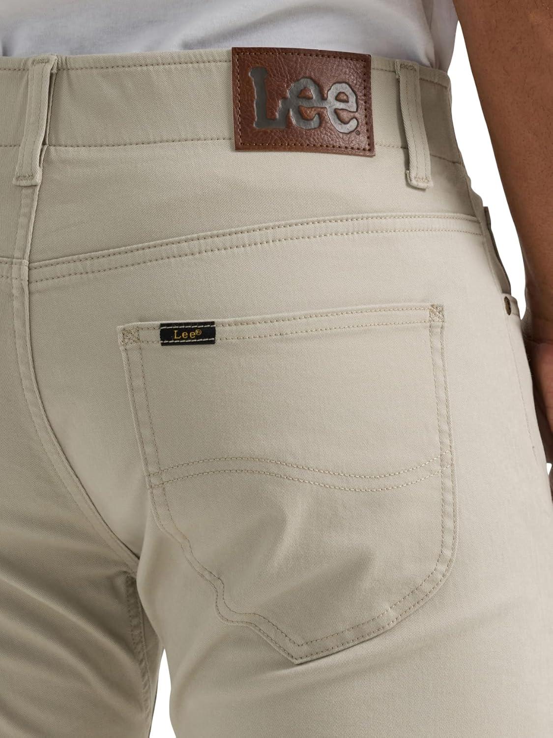 imageMens Extreme Motion Slim Straight Leg Jean 2015437Stone Twill