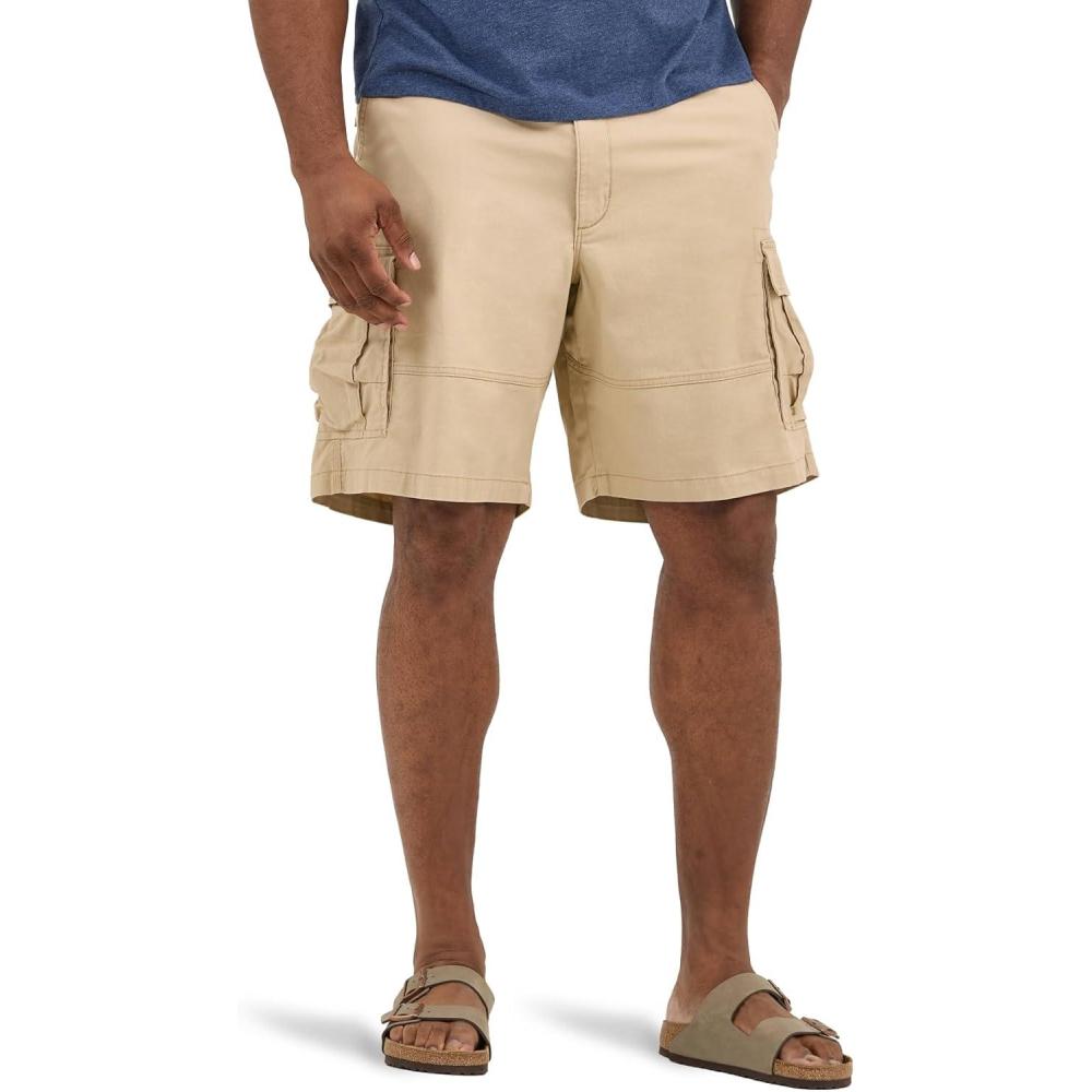 imageLee Mens Big amp Tall Extreme Motion Carolina Cargo ShortBuff