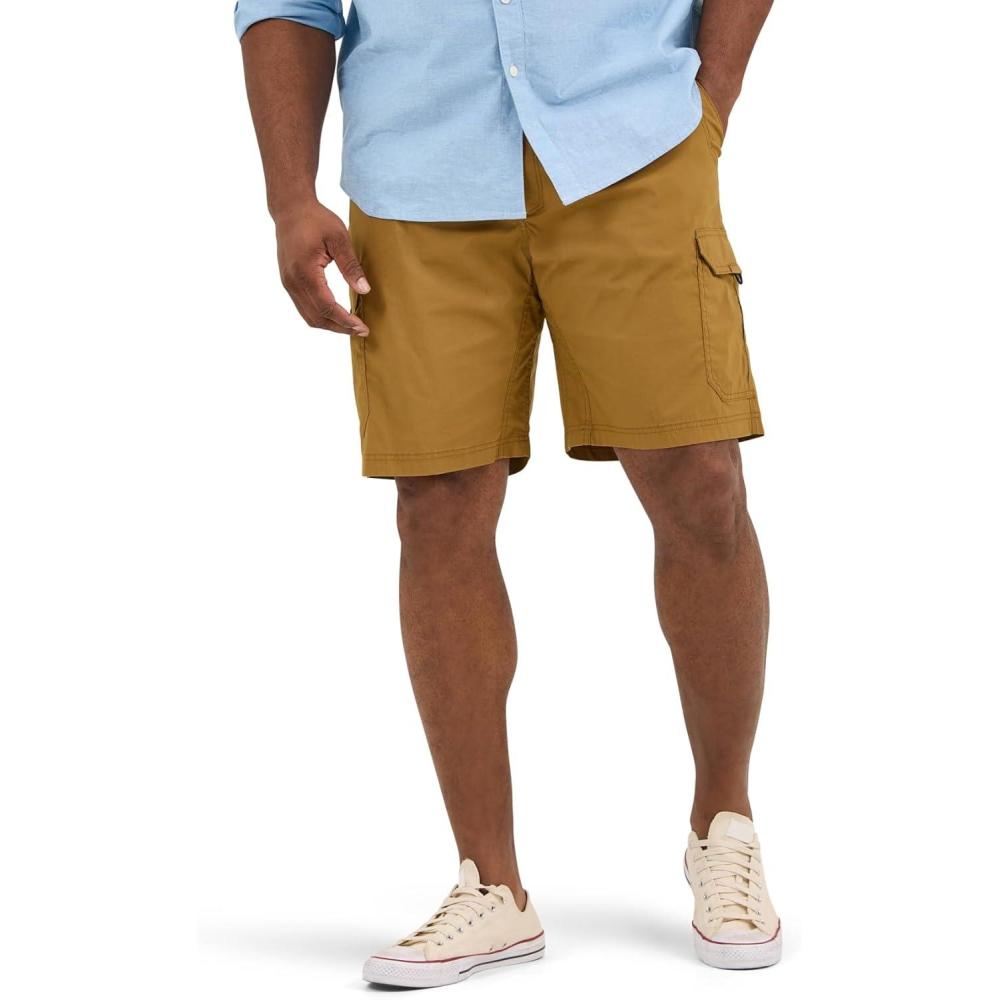 imageLee Mens Big amp Tall Extreme Motion Crossroad Cargo ShortGlazed Ginger