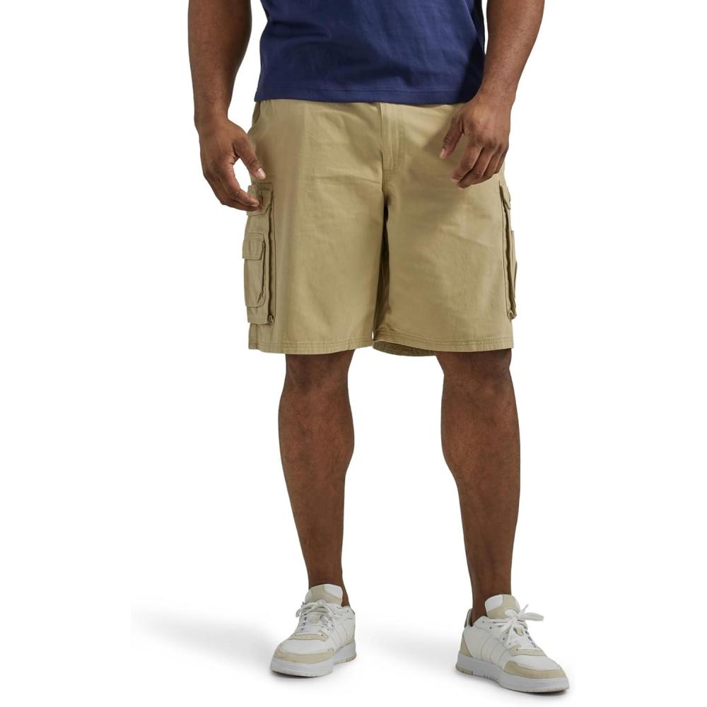imageLee Mens Big amp Tall New Belted Wyoming Cargo ShortBuff