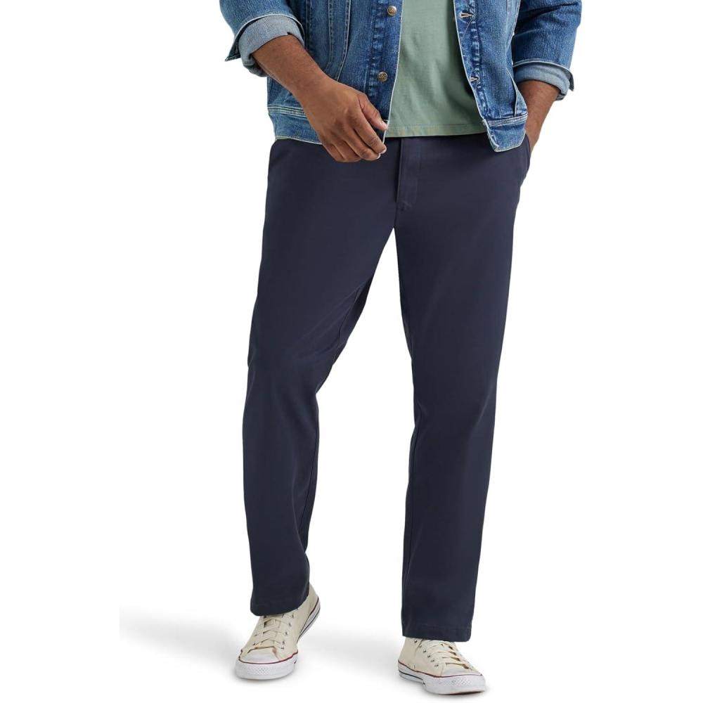 imageLee Mens Big amp Tall Performance Series Extreme Comfort Relaxed PantNavy