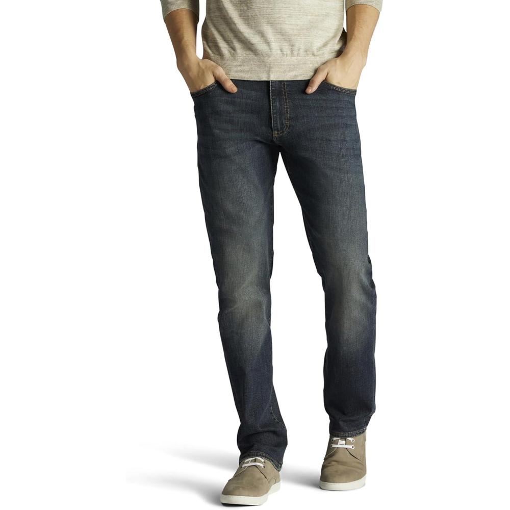 imageLee Mens Big amp Tall Performance Series Extreme Motion Straight Fit Tapered Leg JeanMaverick