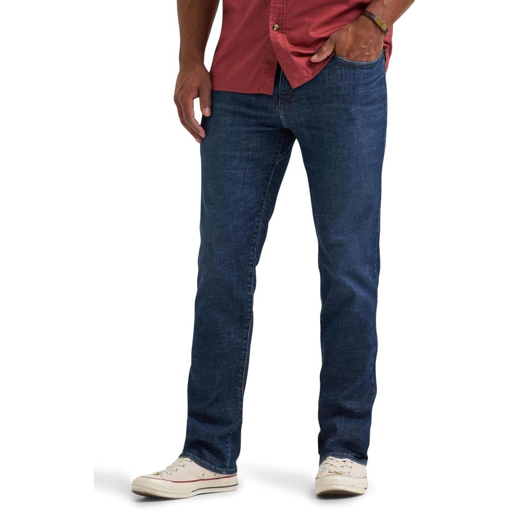 imageLee Mens Extreme Motion Regular Straight Jean with Cool TempBlithe