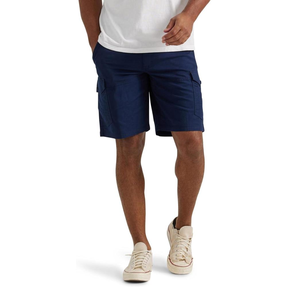 imageLee Mens Extreme Motion Swope Cargo ShortEmperor Navy