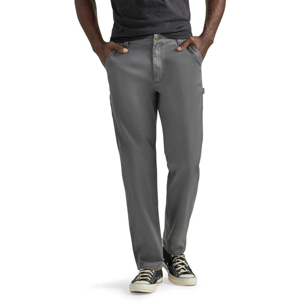 imageLee Mens Legendary Workwear Carpenter JeanPainters Gray