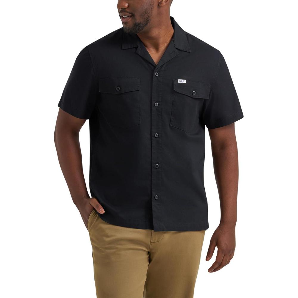 imageLee Mens Legendary Workwear Short Sleeve WorkshirtBlack