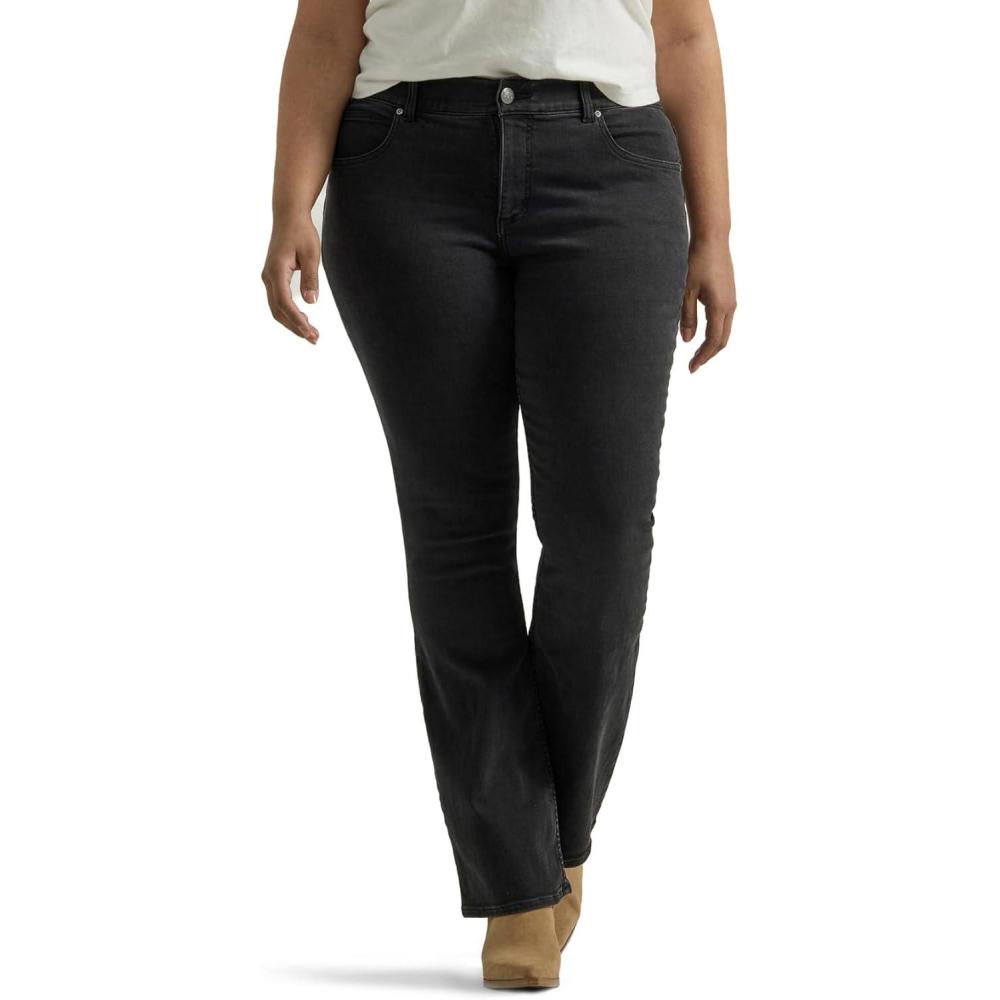 imageLee Womens Flex Motion Regular Fit Bootcut JeanMidnight Bloom
