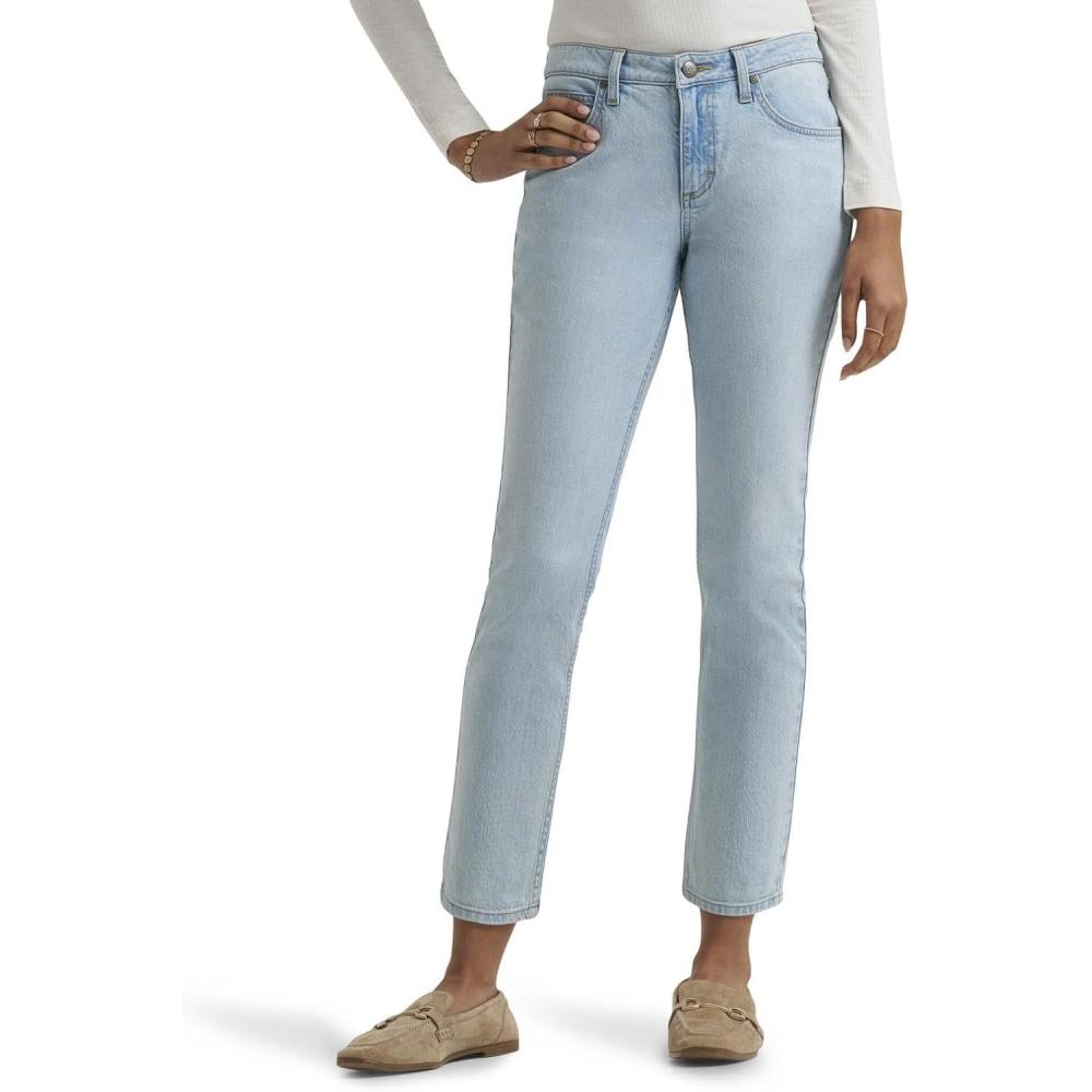 imageLee Womens Legendary 26 Straight Crop JeanDrift Away