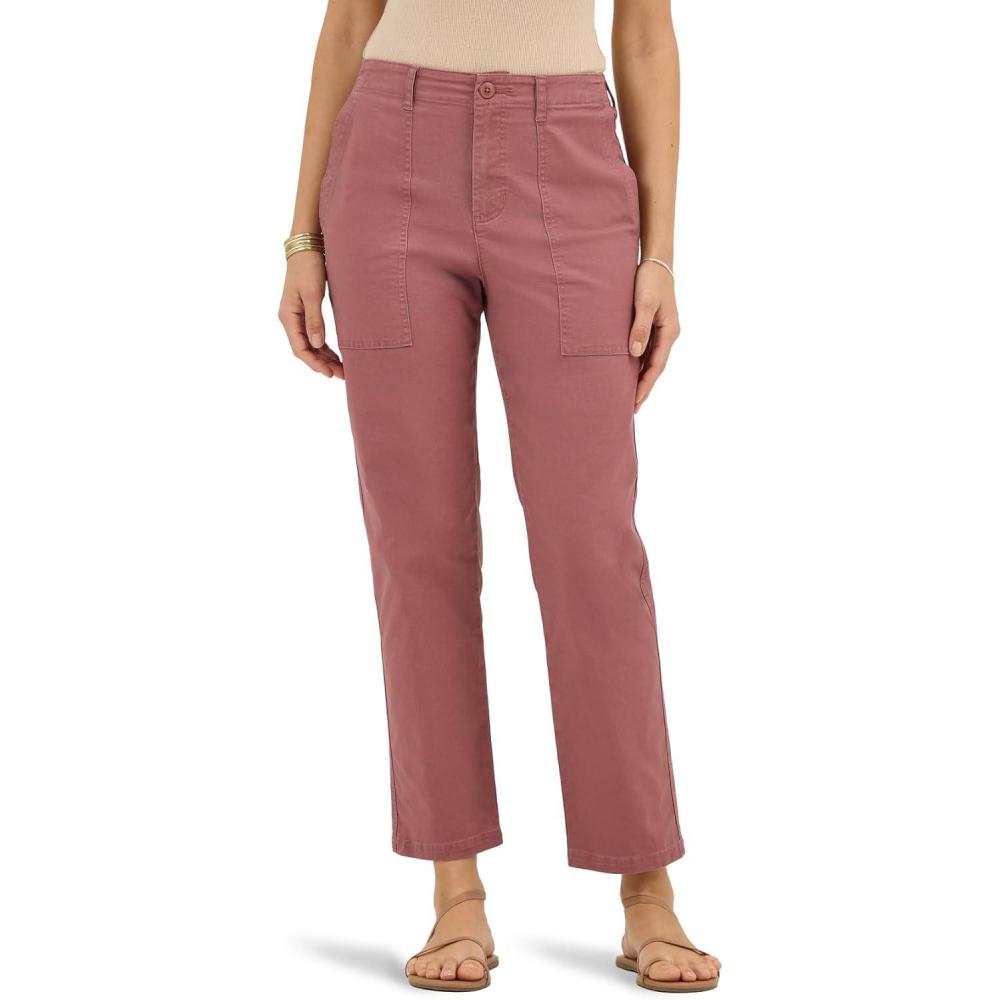 imageLee Womens Legendary 26 Utility Crop PantHenna
