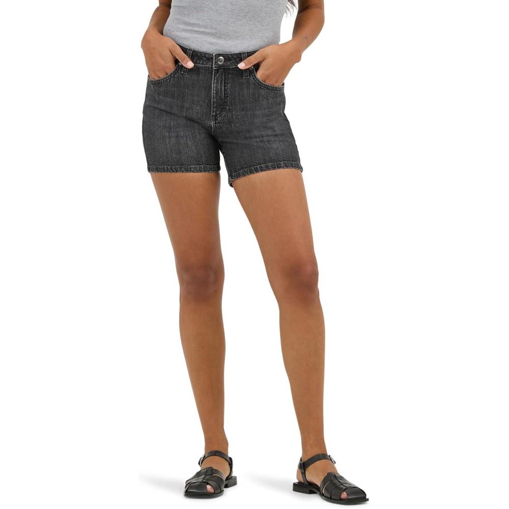 imageLee Womens Legendary 5 Denim ShortDark Path