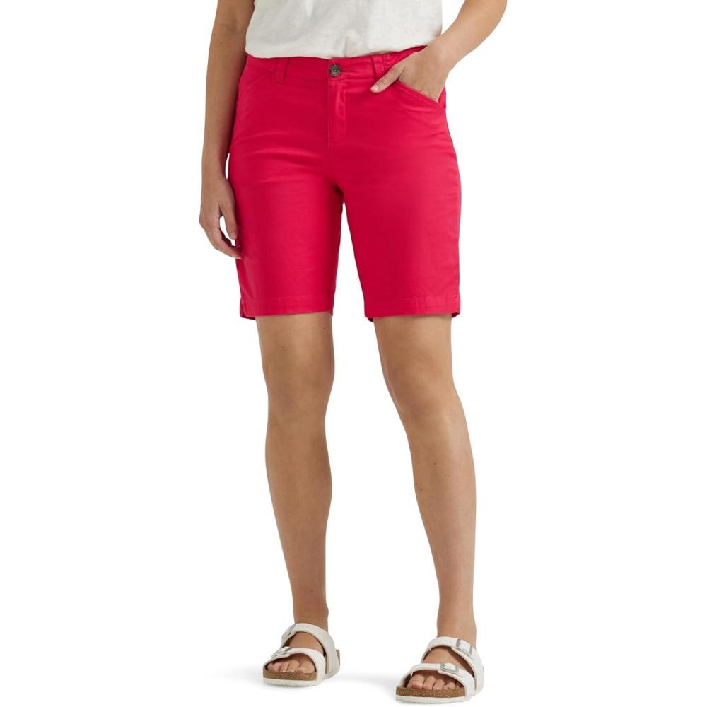 imageLee Womens Legendary 9 Chino Bermuda ShortHot Magenta
