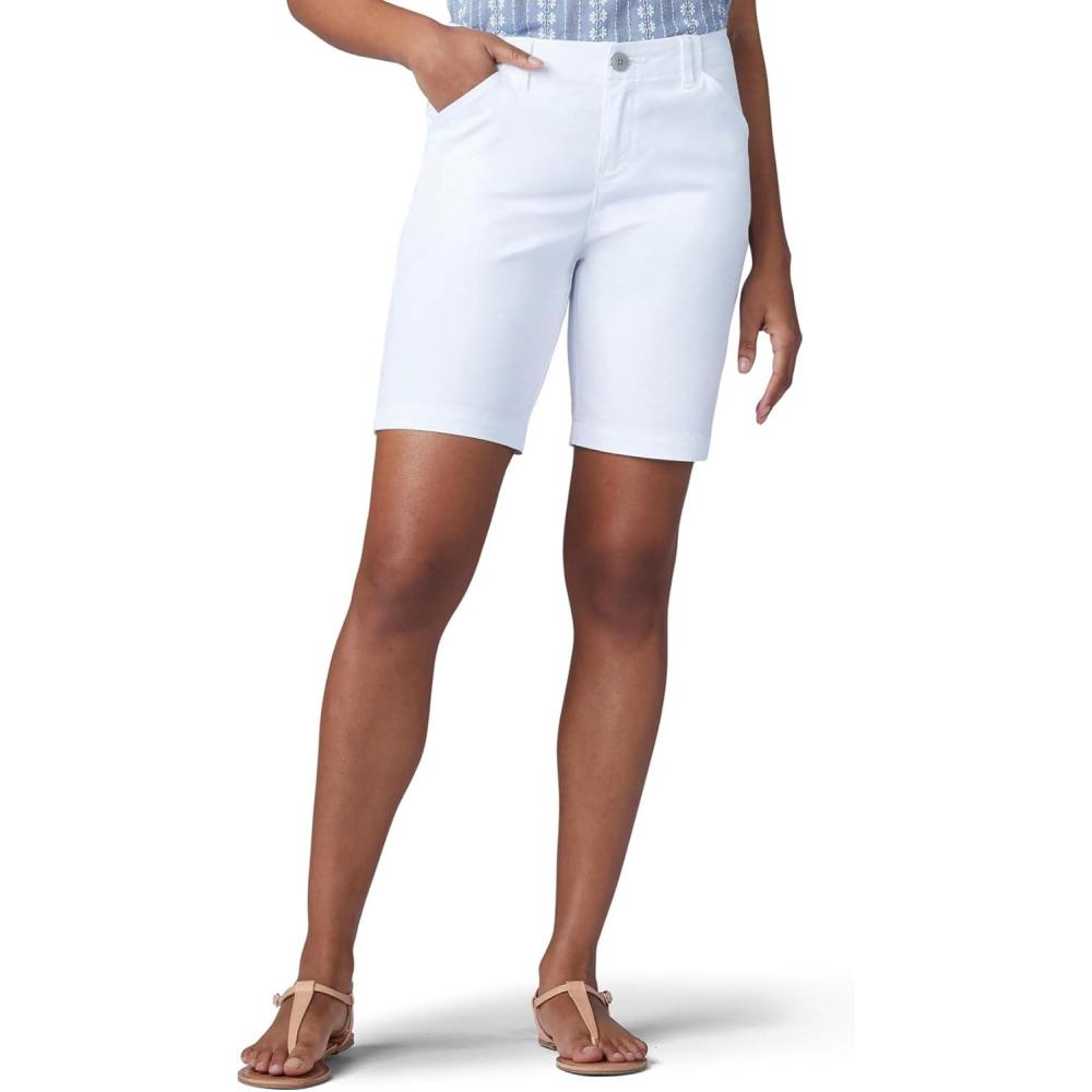 imageLee Womens Legendary 9 Chino Bermuda ShortWhite