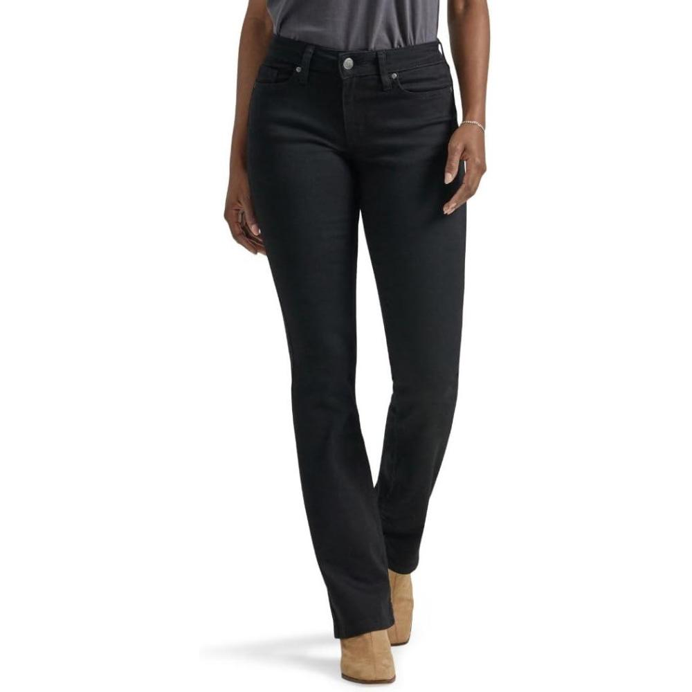 imageLee Womens Legendary Mid Rise Bootcut JeanBlack