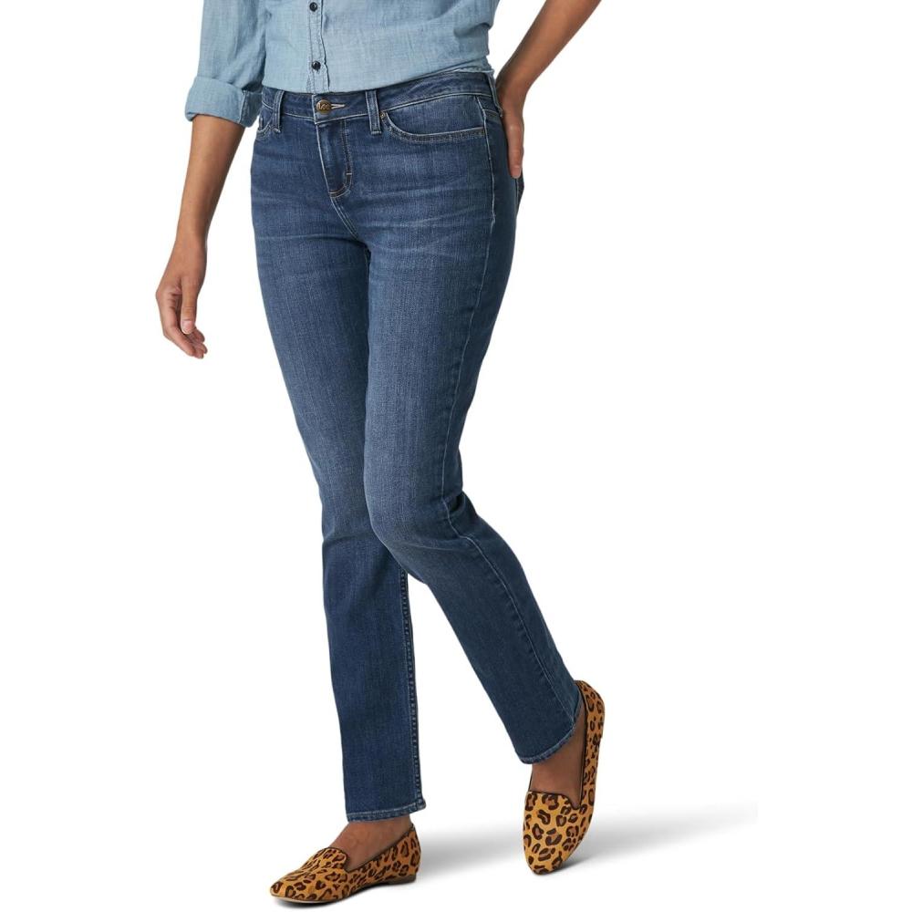 imageLee Womens Legendary Mid Rise Straight Leg JeanSeattle