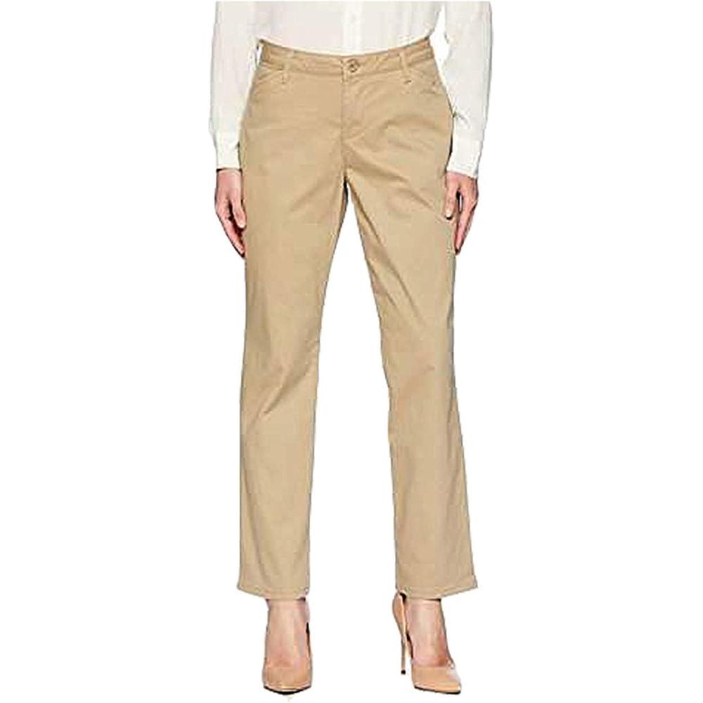 imageLee Womens Petite Relaxed Fit All Day Straight Leg PantFlax Beige