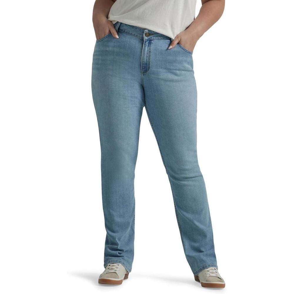 imageLee Womens Plus Size Legendary Mid Rise Bootcut JeanSkygazing