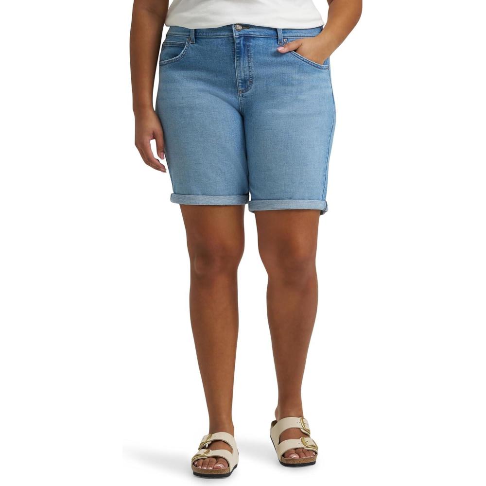 imageLee Womens Plus Size Legendary Relaxed Bermuda ShortTurning Tide